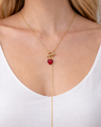 Signature Heart Lariat Halskæde