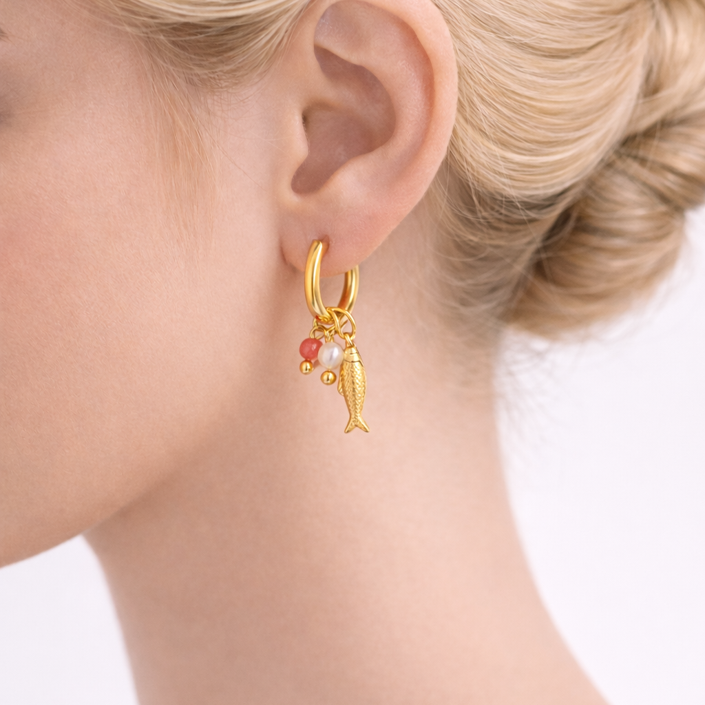 Marina Charm Hoops