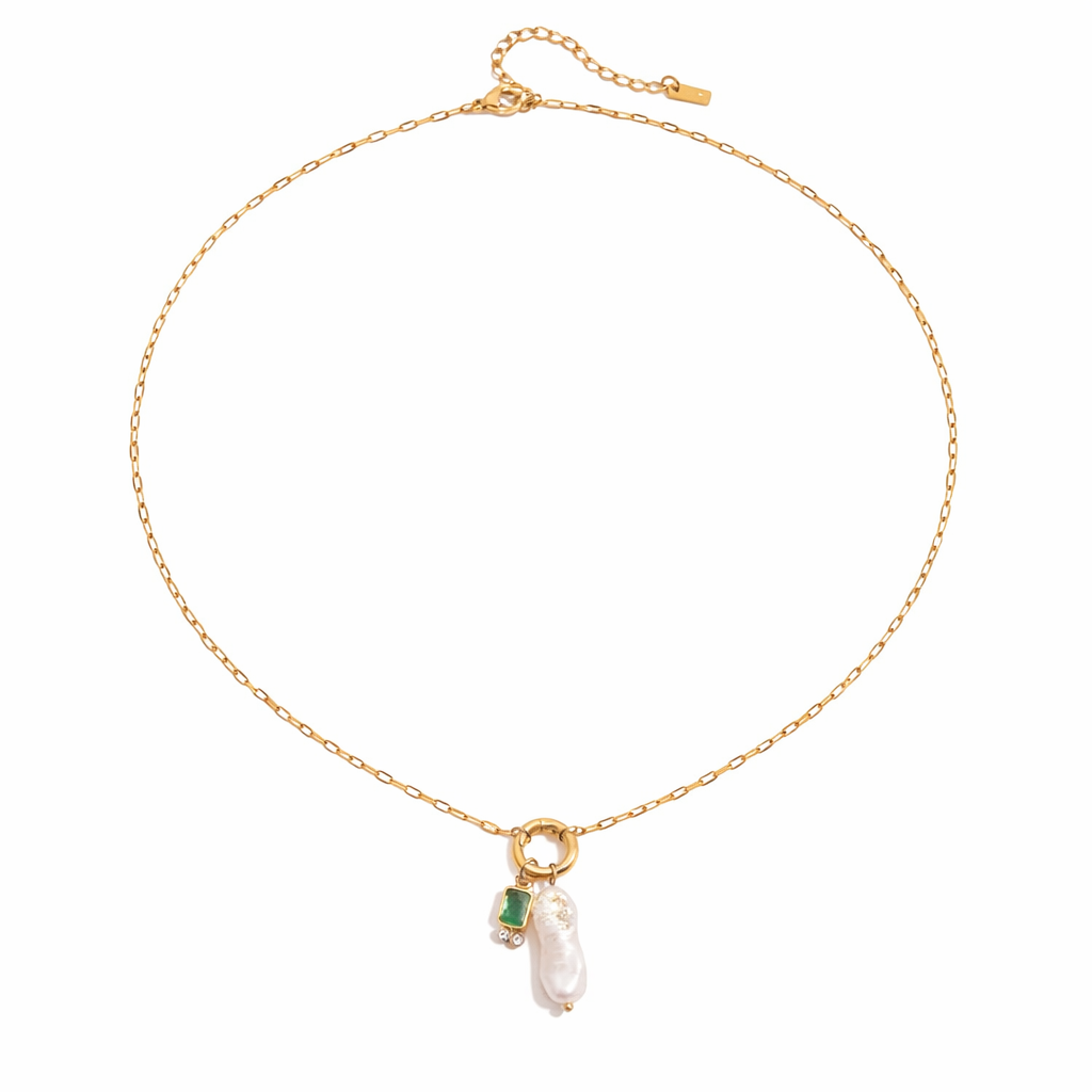 Amara Halskæde - Grøn