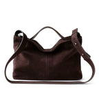 Suede Crossbody Hand Bag