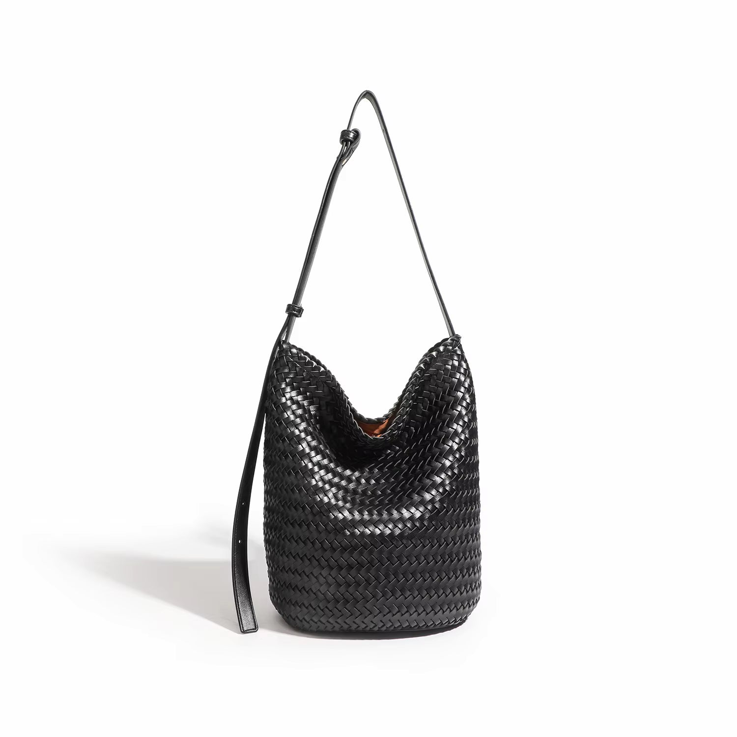 Crossbody Woven Bag - Black