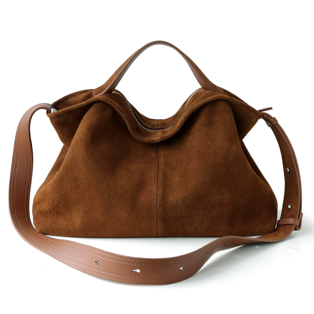 Suede Crossbody Hand Bag