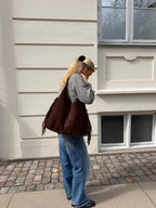 Ruffle Tote Bag