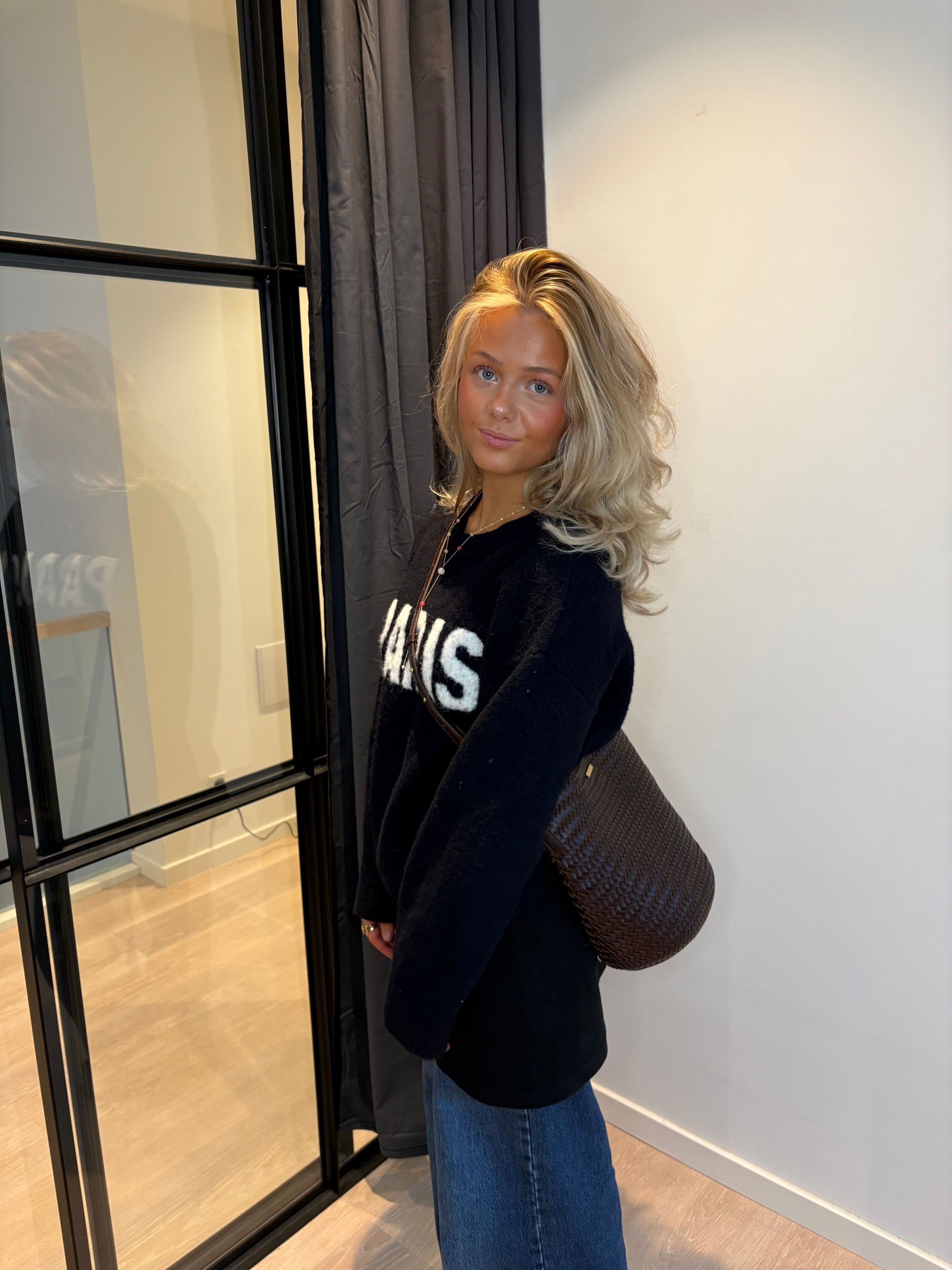 Crossbody Woven Bag - Dark Chocolate