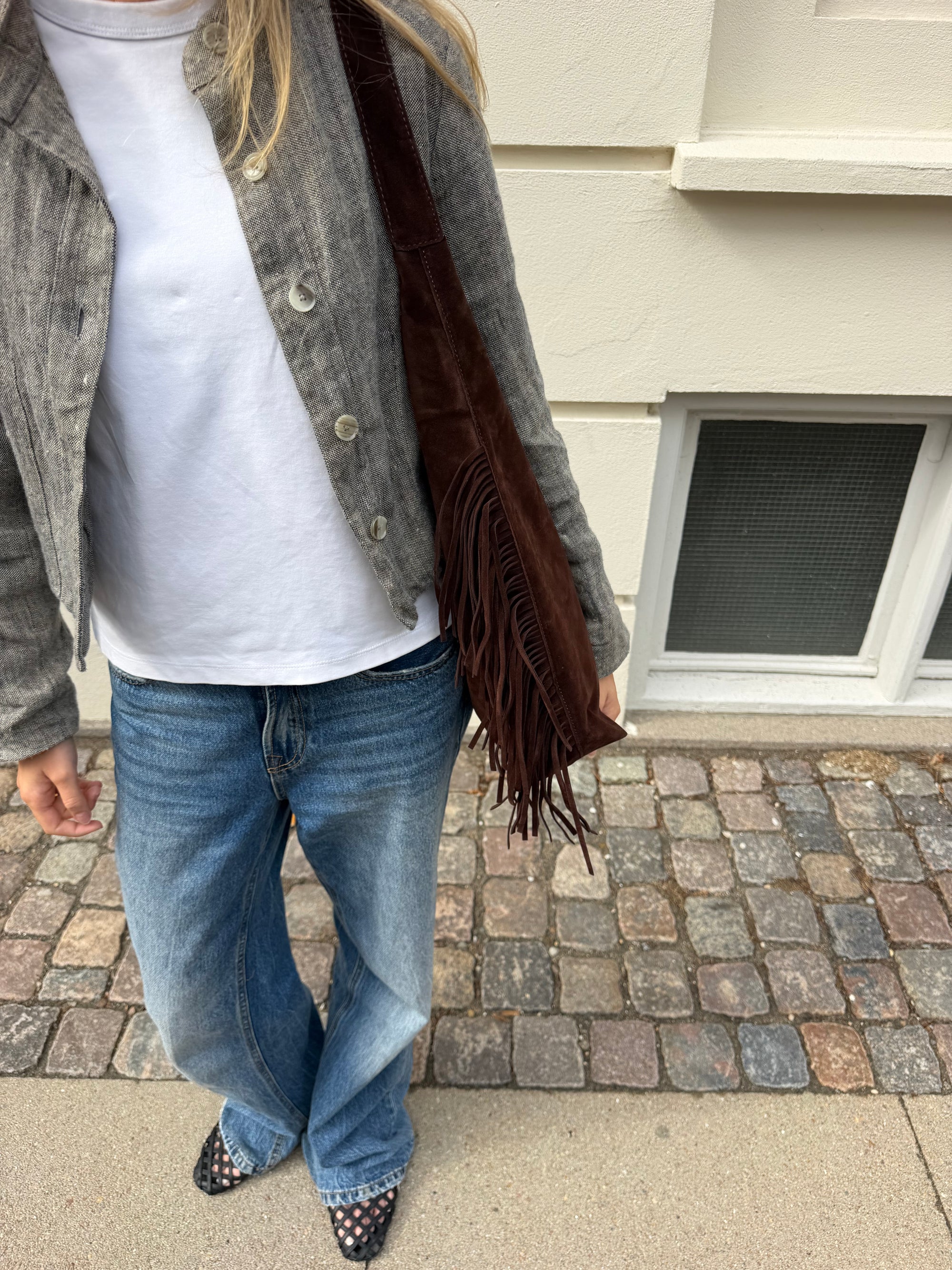 Ruffle Tote Bag