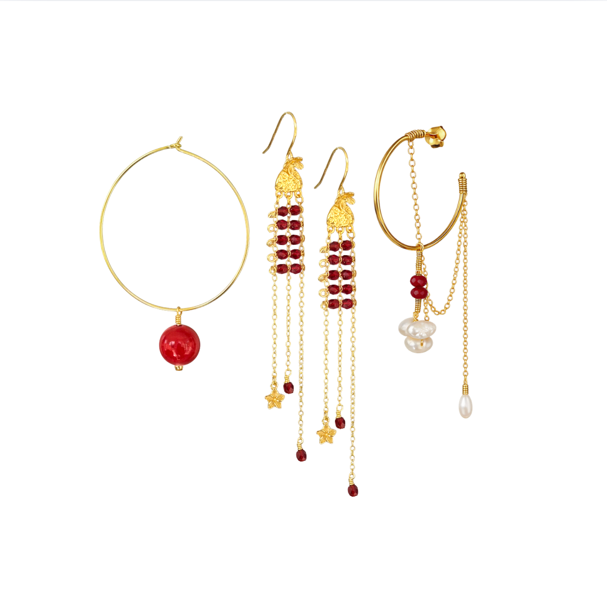 Studenter øreringesæt