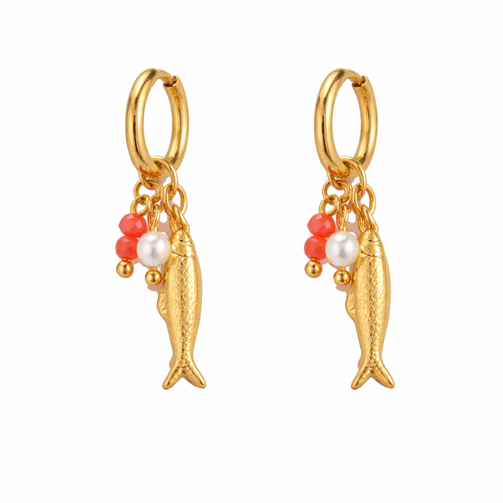 Marina Charm Hoops