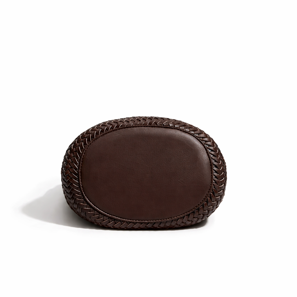 Crossbody Woven Bag - Brown