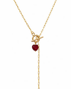 Signature Heart Lariat Halskæde