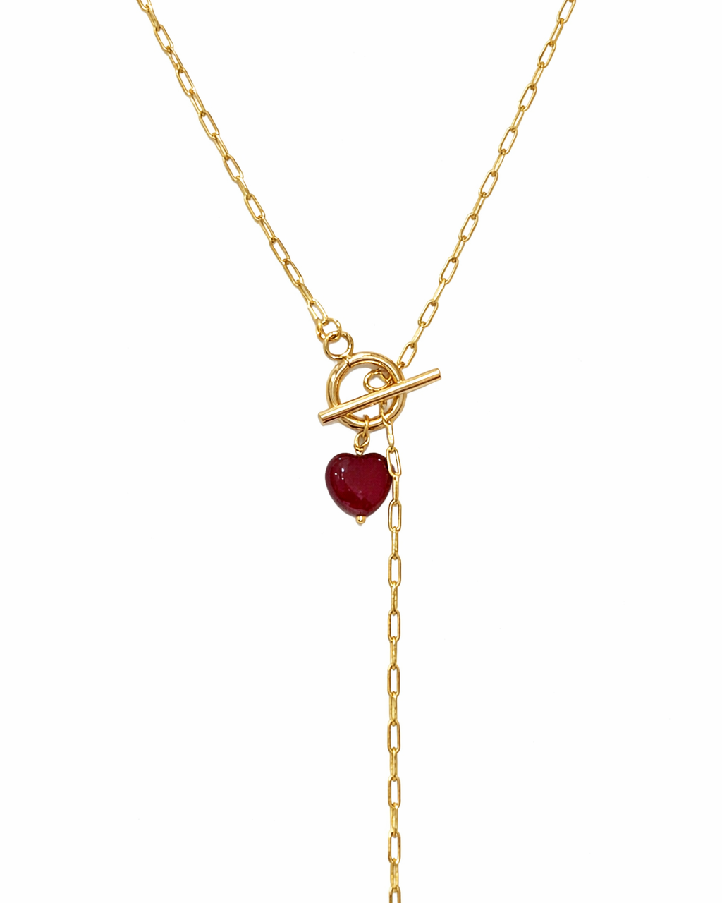 Signature Heart Lariat Halskæde